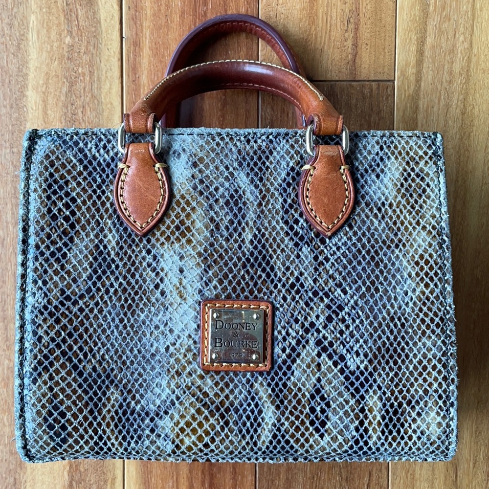 Snake Skin Leather Mini by Dooney & Bourke